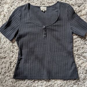 Black Sezane Top M